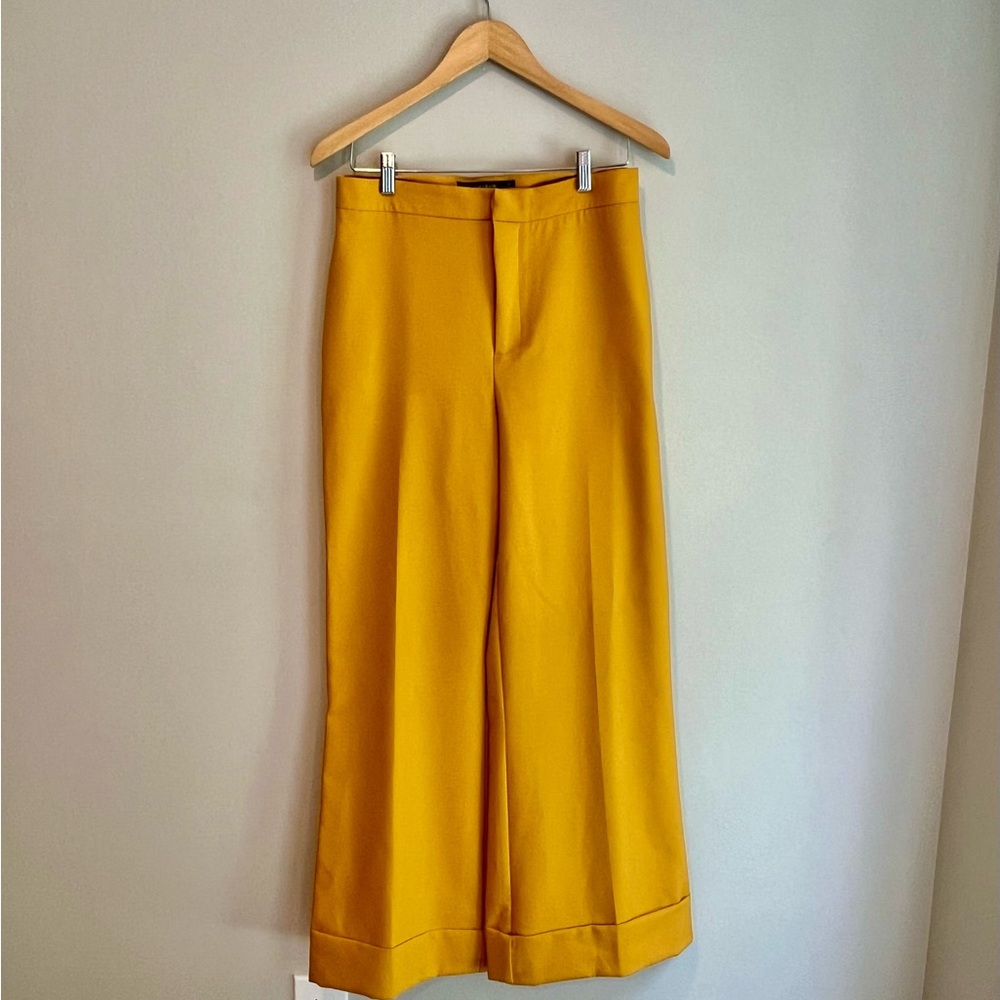 Zara Wide Leg Mustard Women’s Trousers